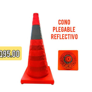 Cono plegable reflectivo